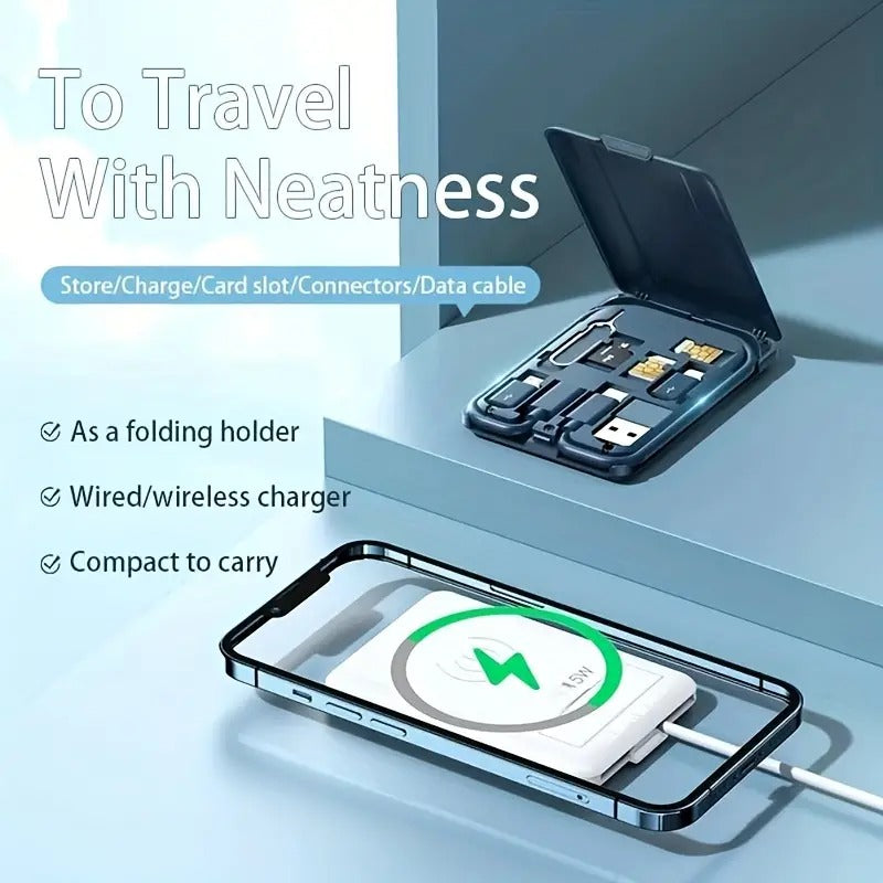Multi-Functional Wireless Charger and Cable Holder