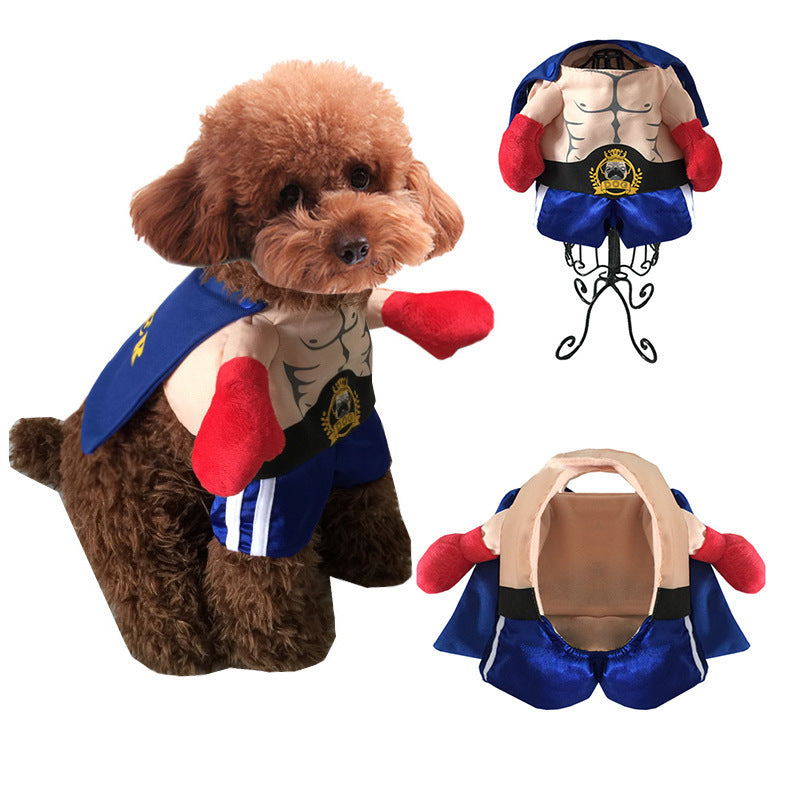 Boxer Halloween Costume for Dogs - Upright Outfit