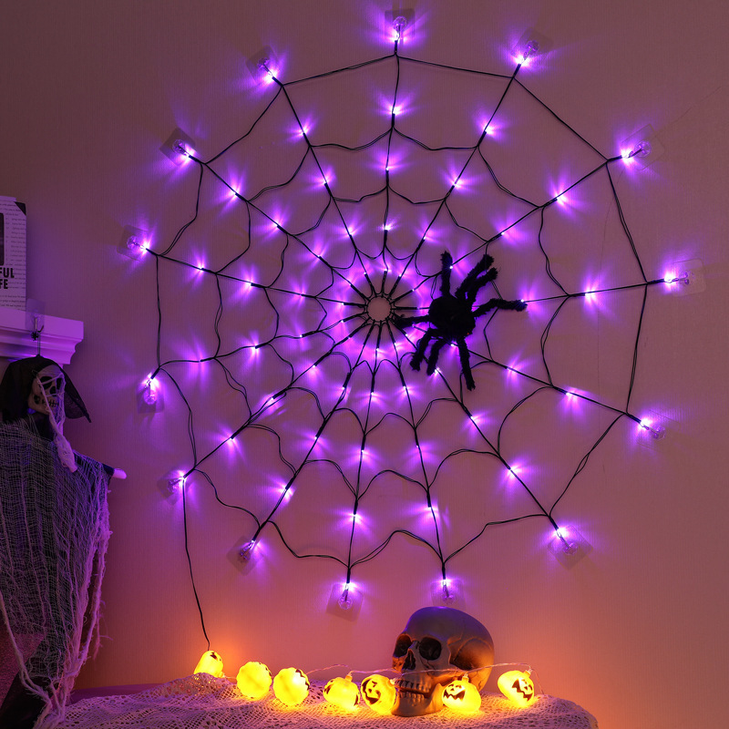 LED Spider Net Halloween Light