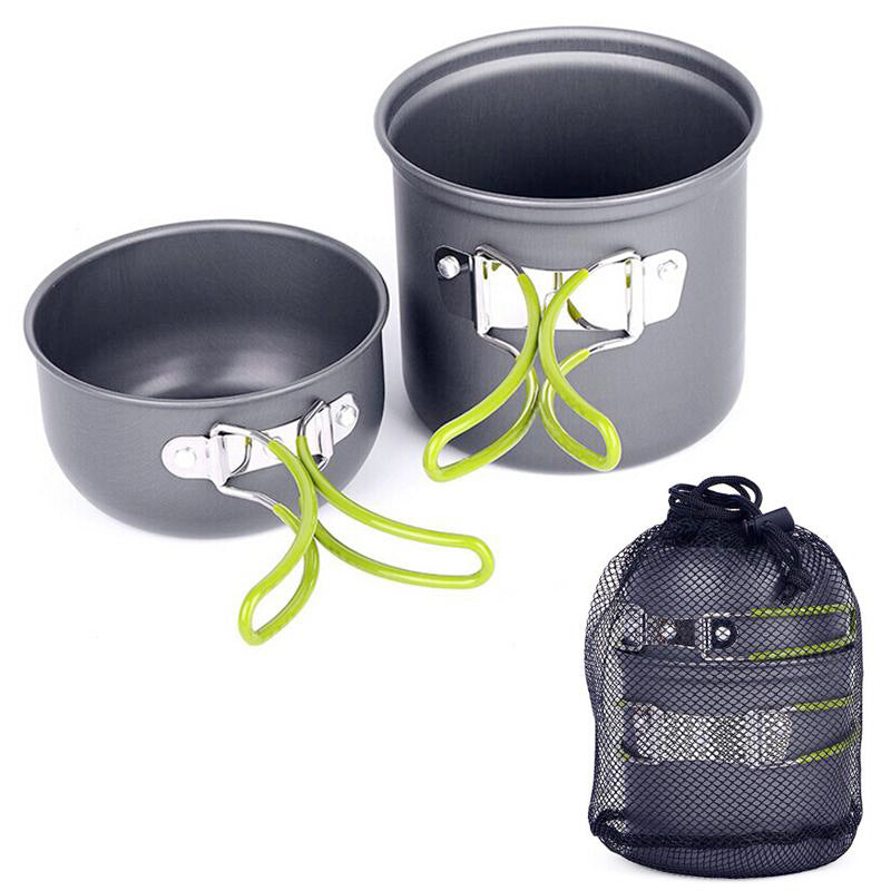 Outdoor Cooking Gear Set for 1-2 Person Camping