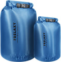 Frelaxy Waterproof Dry Bag 2 Pack/3 Pack Lightweight Portable Dry Bags 5L & 15L & 25L Durable Dry Sack Set Keep Gear Dry for Hiking Camping Boating Backpacking Kayaking (2 Pack - Blue)