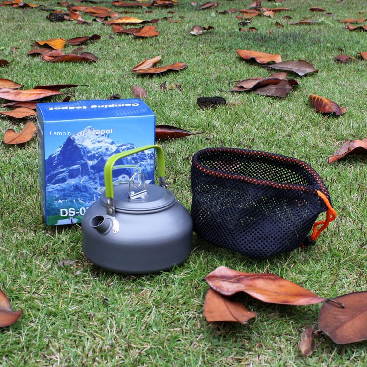 Portable Aluminum Camping Kettle for Outdoor Use