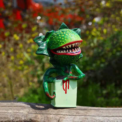 Cannibal Plant Resin Prop for Halloween Garden Decor