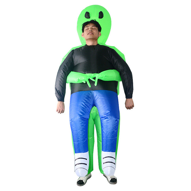 Halloween Costume Props: Inflatable Alien & Green Ghost