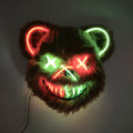 New Dual-Color EL Mask for Halloween Costume Party