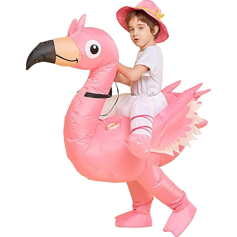 Inflatable Pink Flamingo Costume for Halloween Events