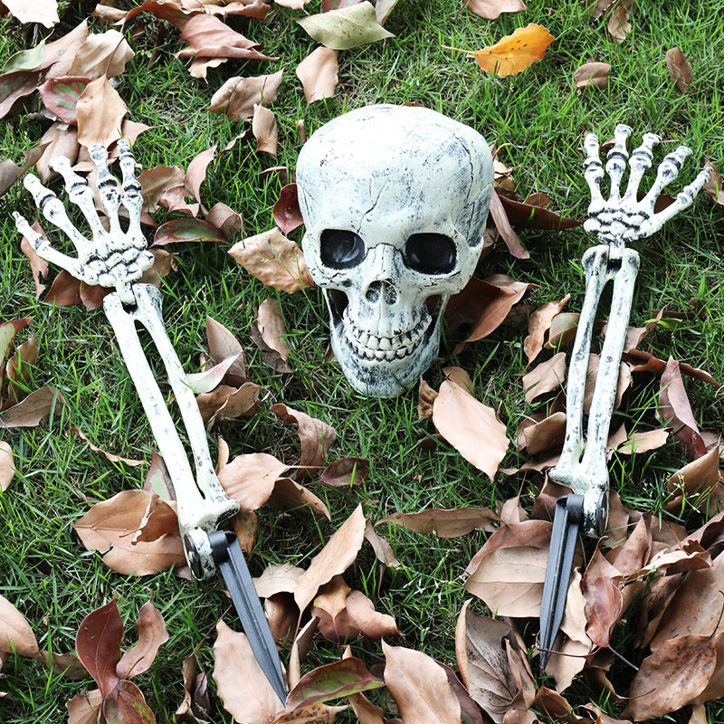 Halloween Skeleton Decoration Set for Garden (3 Pieces)