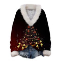 Ladies Ugly Christmas Sweater ugly sweater for girl big girls christmas sweatshirt womens long sleeve christmas shirt blouses for women casual Q#BlackLarge